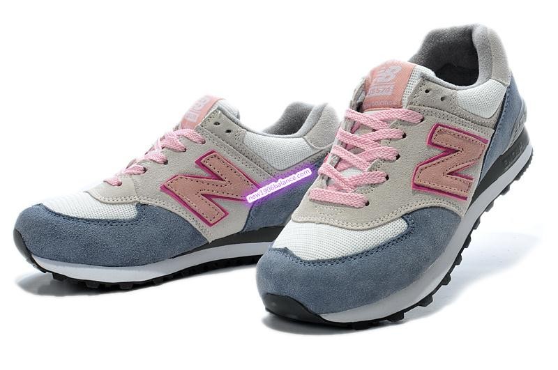 new balance bleu clair et rose